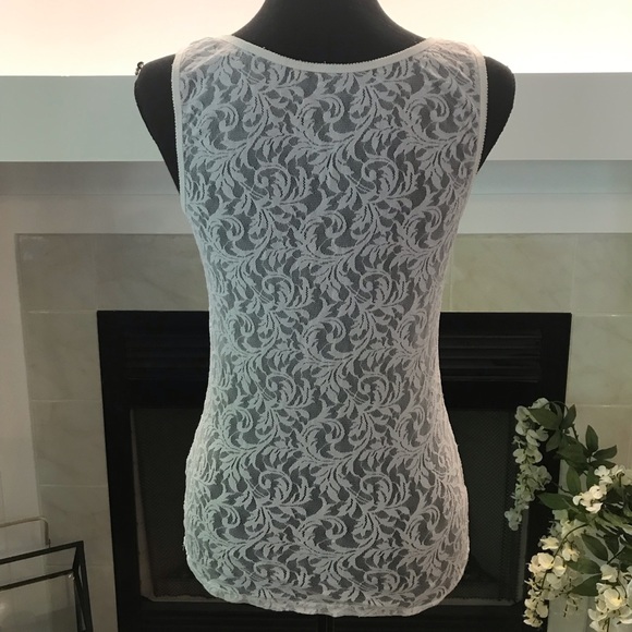 Calvin Klein Sheer Lace Small Top - Picture 4 of 7